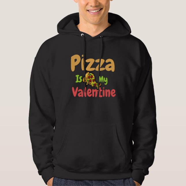 Nationella Pizzadagen _ Funny Pizza Hoodie (Framsida)