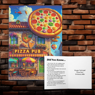 Nationella pizzadagen Roliga mathelgdagar Kort
