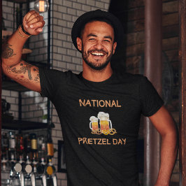Nationella pretzeldagen t shirt