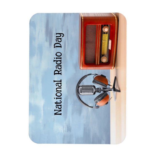 Nationella radiodagen magnet (Vertikal)