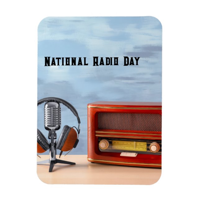 Nationella radiodagen magnet (Vertikal)