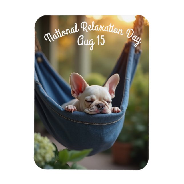 Nationella relaxeringsdagen magnet (Vertikal)