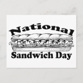 Nationella sandwich-dagen vykort