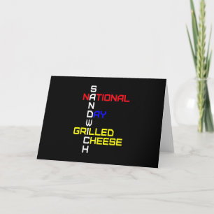Nationella smörgårdsdagen Grillad ost Kort