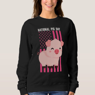 Nationella söta gröna dagen amerikanska flaggan ro t shirt