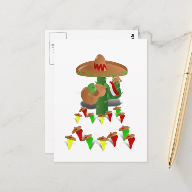 Nationella spansktalande kulturmånaden - Gitarr Vykort (Fram/Back In Situ)