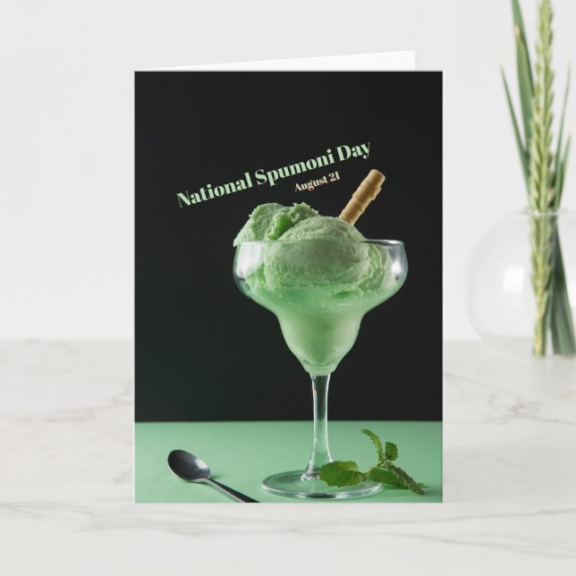 Nationella Spumoni-dagen Kort (Framsida)