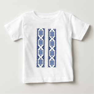 Nationella ukrainska broderideprydnadsföremål t shirt