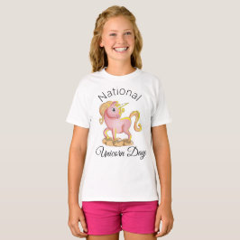 Nationella Unicorn Day-skjorta T Shirt