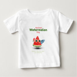 Nationella vattenmelon dagen Söt sommar konst T Shirt