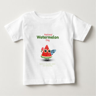 Nationella vattenmelon dagen Söt sommar konst T Shirt