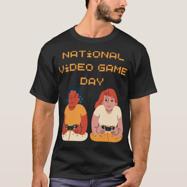 Nationella videospelsdagen t shirt (Framsida)
