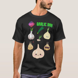 Nationella vitlöksdagsfirande t shirt