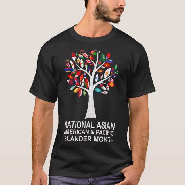 Nationellt asiatiskt amerikanskt kulturarv i Still T Shirt (Framsida)