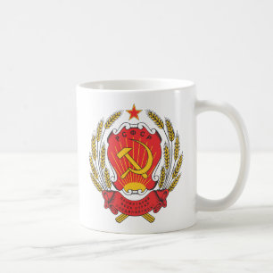 Nationellt emblem för socialistiskt Ryssland Kaffemugg