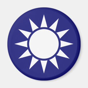 Nationellt emblem i Taiwan Magnet