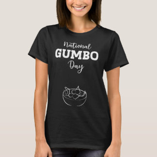 Nationellt gumbodagstecken t shirt