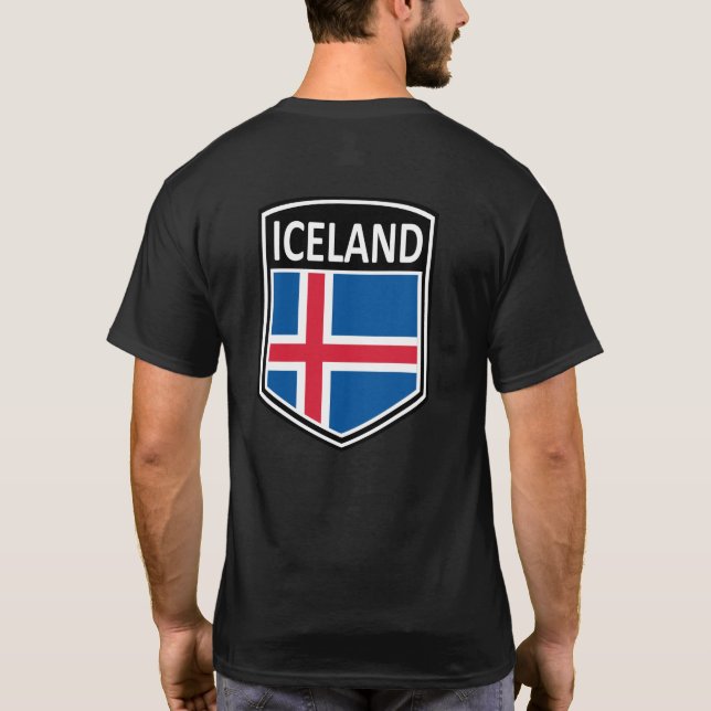 Nationellt - Island T Shirt (Baksida)