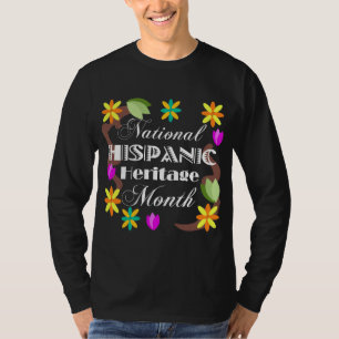 Nationellt ispanikkulturarv, månad T-Shirt