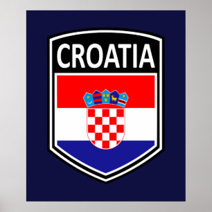 Nationellt - Kroatien Poster