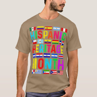 Nationellt latino Land T Shirt