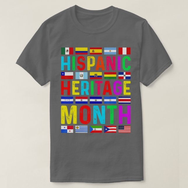 Nationellt latino Land T Shirt (Design framsida)