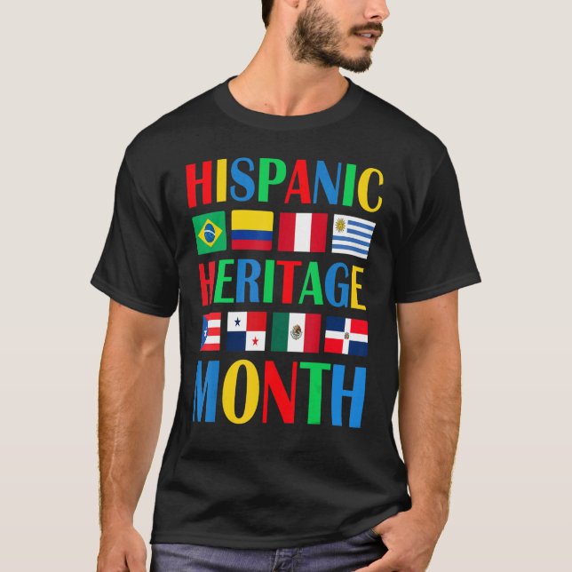 Nationellt latino Land T Shirt (Framsida)