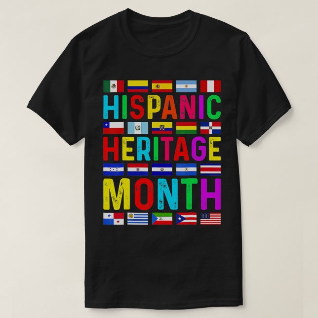 Nationellt latino Land T Shirt (Design framsida)