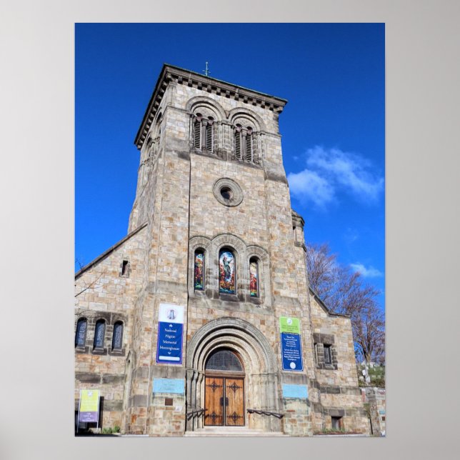 Nationellt minnesmöte för pilgrim poster (Framsidan)