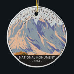 Nationellt monument över organbergen Desert Peaks Julgransprydnad Keramik<br><div class="desc">Konstruktion för vektorbilder med organdonga ökentoppar. I parkens skyddade område finns flera bergsområden i Chihuahuan-öknen.</div>