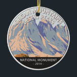 Nationellt monument över organbergen Desert Peaks Julgransprydnad Keramik<br><div class="desc">Konstruktion för vektorbilder med organdonga ökentoppar. I parkens skyddade område finns flera bergsområden i Chihuahuan-öknen.</div>