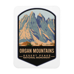 Nationellt monument över organbergen Desert Peaks Magnet