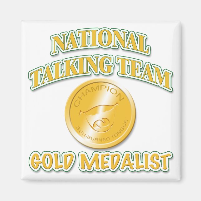 Nationellt samtalsförbund Guld Medalist Magnet (Framsidan)