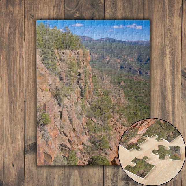 Nationellt skogsförbiseende i Santa Fe Pussel (Santa Fe National Forest Overlook Jigsaw Puzzle)