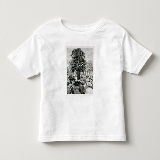 Nationen är på krig och måste ha manar tee shirt (Framsida)