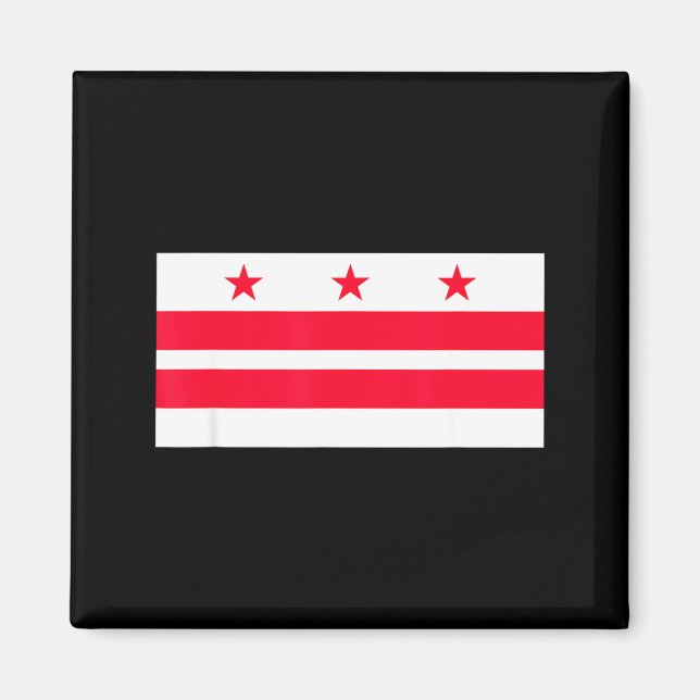 Nationens huvudstad, distriktet, Washington, DC Magnet (Framsidan)