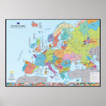 Nationernas Europa Carte des Nations (en français)
