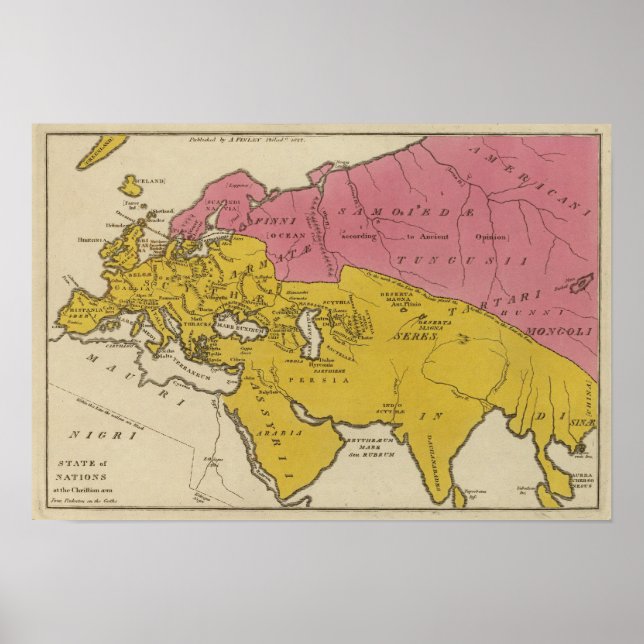 Nationernas tillstånd i det kristna området poster (Framsidan)