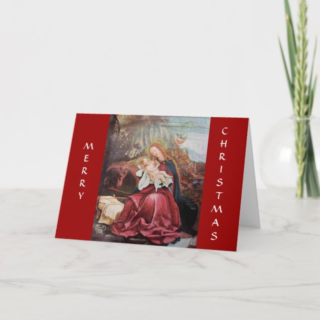 NATITIVITET MED ÄNGLAR - MAGISK CHRISTMAS HELGKORT (Framsida)