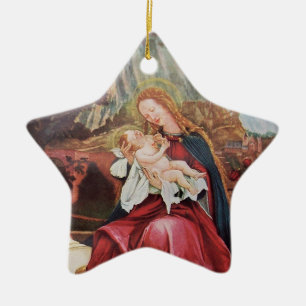 NATITIVITET MED ÄNGLAR - MAGISK CHRISTMAS JULGRANSPRYDNAD KERAMIK