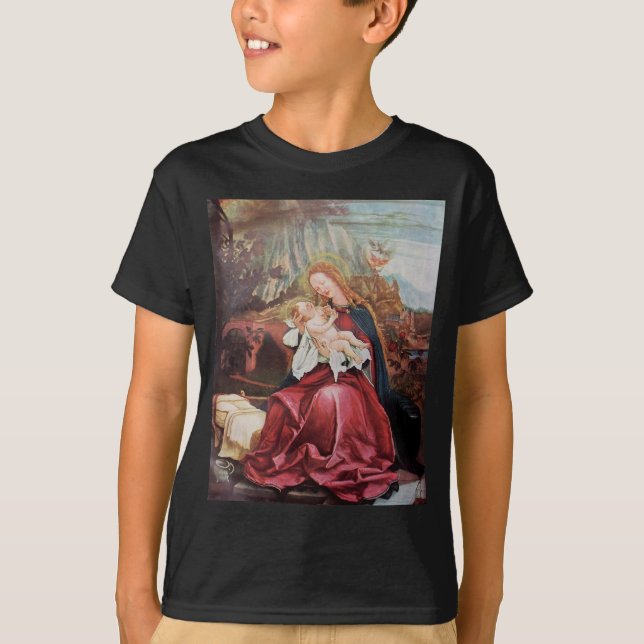 NATITIVITET MED ÄNGLAR - MAGISK CHRISTMAS TEE (Framsida)