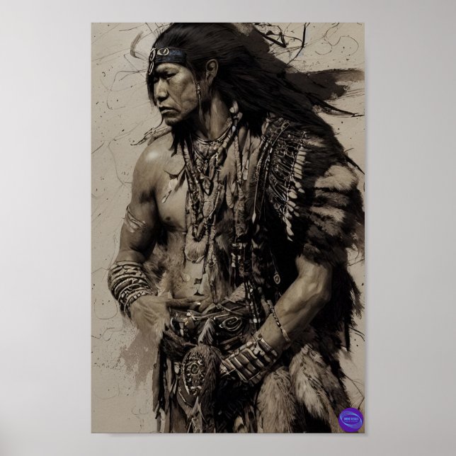 NATIV AMERIKANN 4 POSTER (Framsidan)