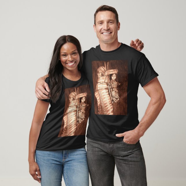 NATIV AMERIKANN MOR OCH PAPPOSE T SHIRT (Unisex)