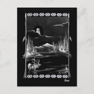 NATIV AMERIKANSK KOLLEGA VYKORT