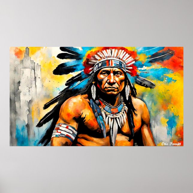 NATIV ARV MÅNAD-ARRIORER 19C POSTER (Framsidan)