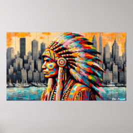 NATIVA ARV MÅNAD-ARRIORER 22F POSTER