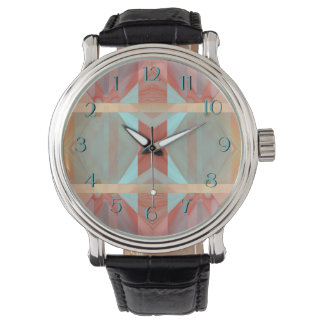 Native Abstract Backward Watch Armbandsur