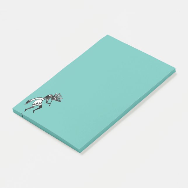 "Native America Culture" - Dancing Kokopelli 1 Post-it Block (Vinklad)