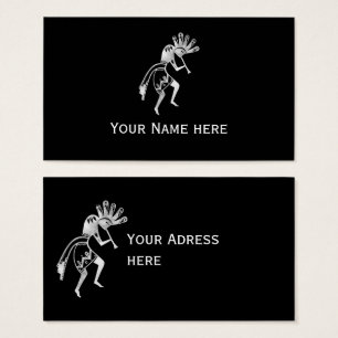 "Native America Culture" - Dancing Kokopelli 2 Visitkort