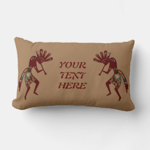"Native America Culture" - Dancing Kokopelli 3 Lumbarkudde